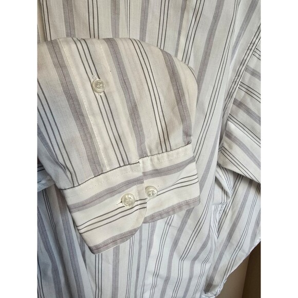 Claire la Faye Button down long sleeve shirt men's size 16.5 vintage - Picture 5 of 10